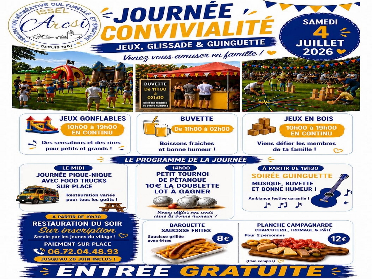JOURNÉE CONVIVIALITÉ