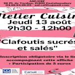 ATELIER CUISINE : CLAFOUTIS SUCRÉS ET SALÉS