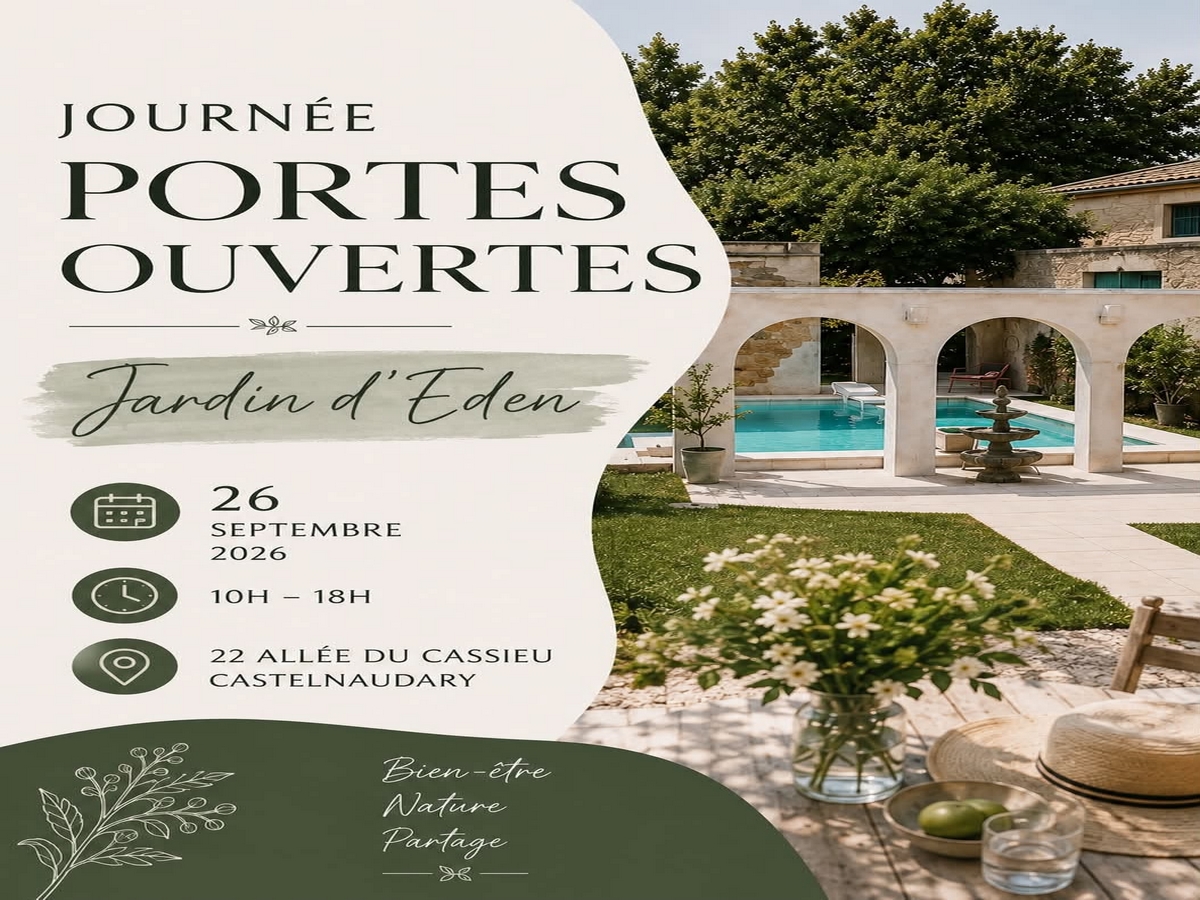 PORTES OUVERTES AU JARDIN D’EDEN - ATELIER SPÉCIAL FATIGUE