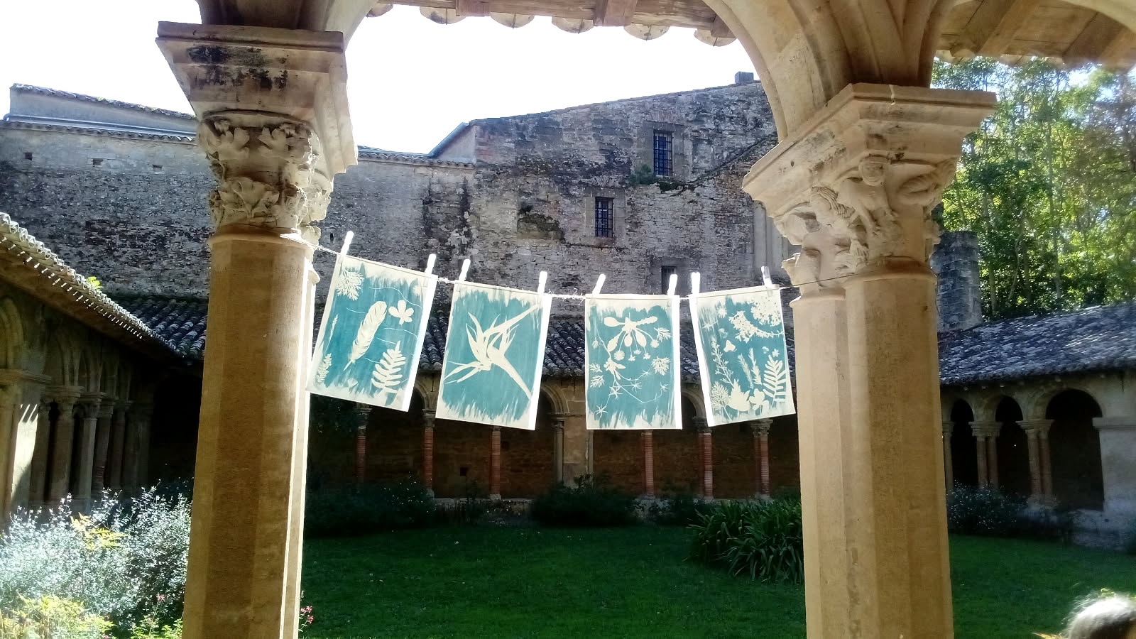 CYCLE D'ANIMATIONS APRÈS-MIDI AU JARDIN:  ATELIER CYANOTYPE SUR TISSU
