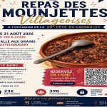 REPAS DES MOUNJETTES VILLAGEOISES À L'OCCASION DE LA 25° FÊTE DU CASSOULET